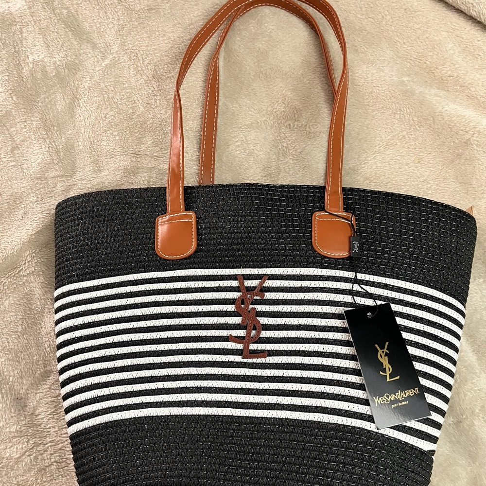 YSL VIP GIFT Bag & Hat Straw